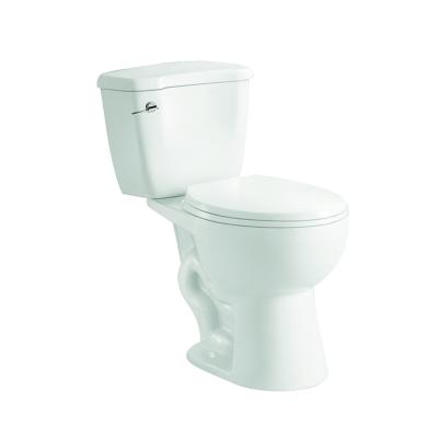 China Siphon Single Side Flush Sanitary Ware American Standard Two Piece Toilet for sale