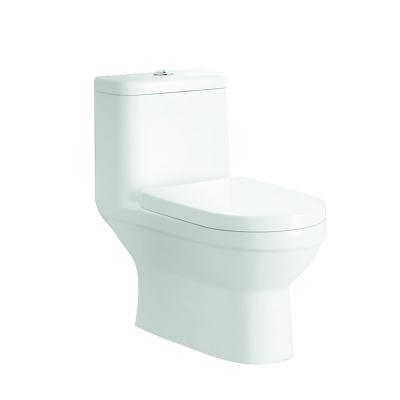 China Double-Flow Siphonic Ware S One-Piece Sanitary Trap Toilet for sale