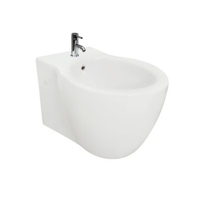 China Automatic Operation Ceramic Bathroom Ware Sanitary Toilet Wait Wall Hung Bidet for sale