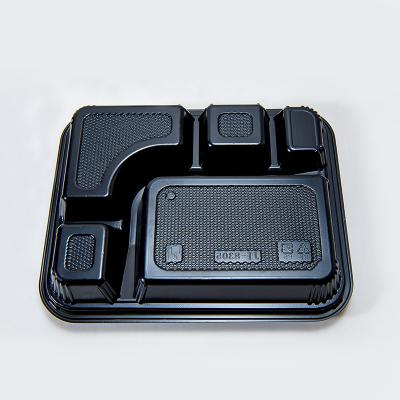 China Factory direct sales biodegradable transparent plastic hinged sticky packing box for sale