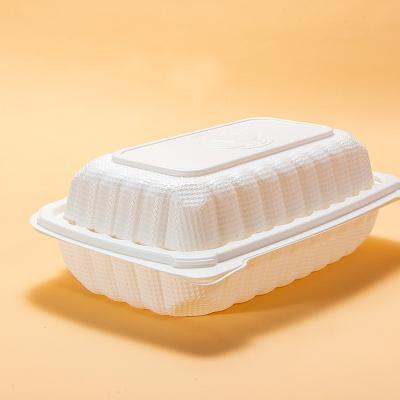 China Superbowl bagasse sugarcane ECO disposable compostable biodegradable Togo 9x9x3 lunch container box to go