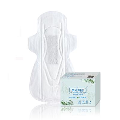 China Sanitary Napkins Super Ultra Thin Herbal Medical Cotton Absorbent Sanitary Pads In Hard Wrap Night Use Foil Plastic Sanitary Napkin for sale