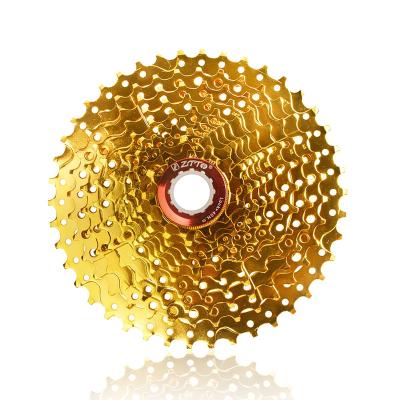 China MTB Sprockets 10 Speeds OEM Bike Parts Factory 10 SPD Gold Cassette Teeth For MTB for sale