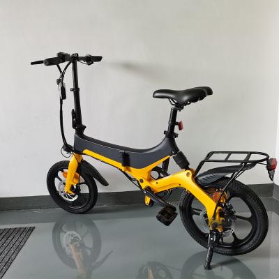 China China latest version 16inch 20inch 5.2ah 7.8ah 8ah standard brushless folding e adult bicycle for sale