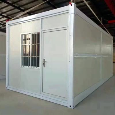 China Staalconstructie Klappend Containerhuis Voorgefabriceerd Ontwerp Branddicht Waterdicht Te koop