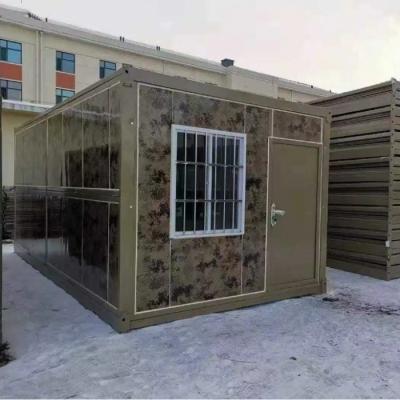 China Nuevo diseño desarrollado Casa pequeña portable prefabricada Modular Contenedor Casas plegables 20 pies o 40 pies en venta