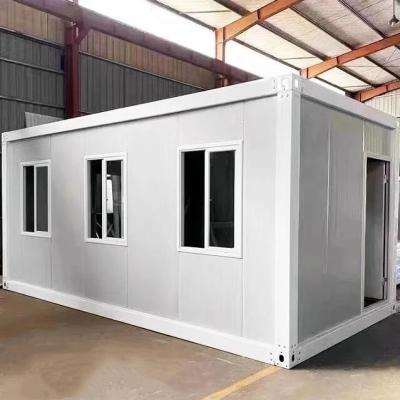 China 20ft Flat Pack Shipping Container Home Portable Buildings Portable Durable Fireproof Waterproof for sale