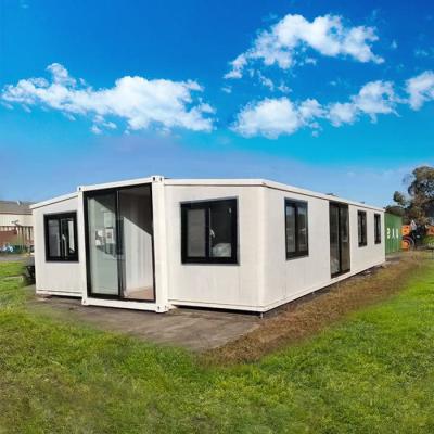 China Residentieel Commercieel Vinnige installatie Uitbreidbaar Prefab Huis Stalen structuur Met 2 & 3 slaapkamers Te koop