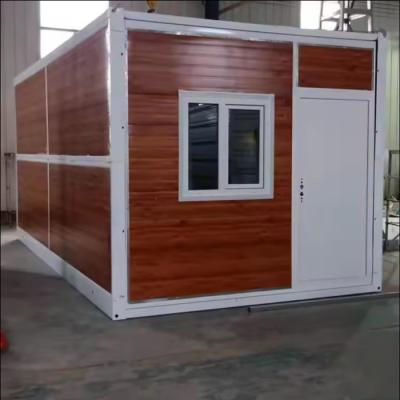 China 20ft Modularer Prefab Fold-out Container Häuser Kleines winziges Containerhaus Schnelle Installation zu verkaufen