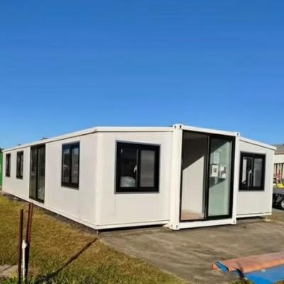 China 40 Fuß Prefab Homes Mobilhaus Erweiterbares Containerhaus mit 3 Schlafzimmern zu verkaufen