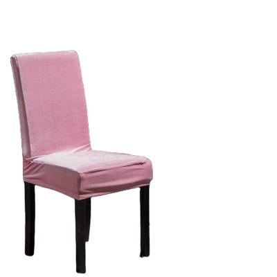 China Simple Luxury Velvet Chair Cover For Wedding Heavy Duty Velvet Chair Cover Winter Warm Best Selling Quality Velvet Chair Cover for sale