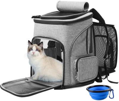 China Pet Approved Cat Dog Bag Outdoor Airline Carriers Expansion Carrier Wholesale Washable Breathable Foldable Travel for sale