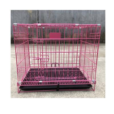 China Fashion 91*75*65cm Customization Folding Iron Wire Pet Cage Wire Dog Cage Outdoor for sale