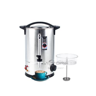 China YINGXINGTAI Stainless Steel Wall Mount Mulled Wine Water Heater Double Hot Tea Urn With PC Filter Basket for sale