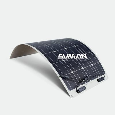 China Sunman lightweight hot sale ultrathin flexible solar panel fitted semi thin film solar panel for sale