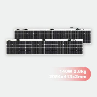 China Sunman 140W 166 Cells Thin Sector Saving Halfcut Small Area Type Solar Panel For Ongrid / Off Grid 166mmx166mm for sale