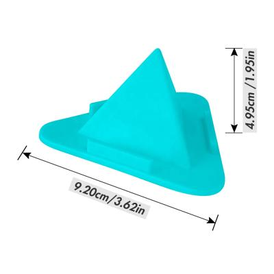 China Silicone PORTABLE Multi-Function Pyramid Holder Mobile Phone Smartphone Desktop Multi-Angle Stand Desktop Tablet Holder for sale