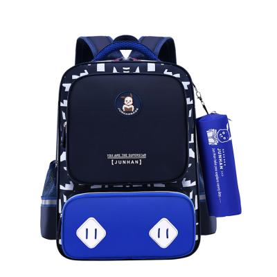 China oybp-9916 reflective brand design large capacity waterproof school backpack for kids for sale