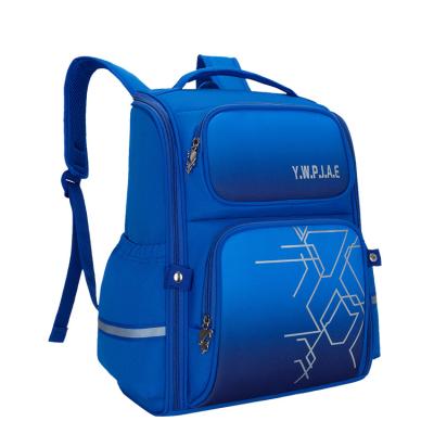 China oybp-9914 cheap price waterproof kids school backpack reflective brand design for boys and girls for sale