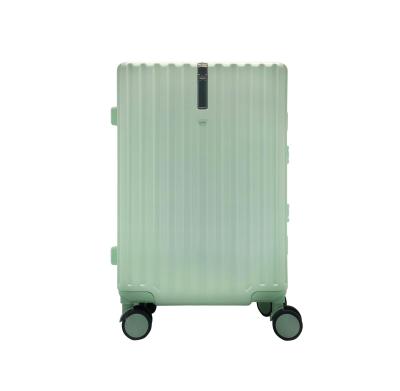 China Custom Design Wholesale Travel Luggage PC oytb-374 Zipper Shell Lightweight Safety Carry On Suitcase Luggage Bags for sale