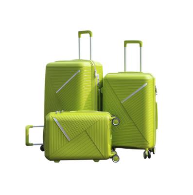 China Customized Luggage PP 3 Piece PP Luggage Scenographer Baggage for sale