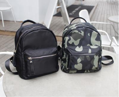 China oyvb-706 waterproof small backpack for woman canvas double zipper women backpack for sale