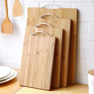 China Wholesale Sustainable Multifunctional Bamboo Premium Medium Small Anti Slip Chopper Custom Bamboo Cutting Boards Set for sale