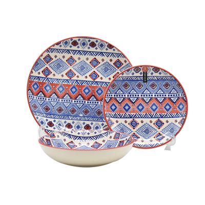 China Viable Wholesale Dinner Dishes Sets Porcelain Dinnerware Sets Ceramic Dinnerware Sets for sale