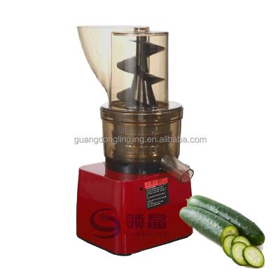 China Hotels 500W Commercial Masticating Wide Mouth Slow Speed Cold Pressed Cucumber Vegetables Juicer for sale