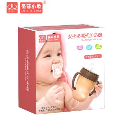 China BPA Free Baby pacifying milk dispenser bottle head for newborn babies weaning pacifiers and feeding water dispensers during anorexia for sale