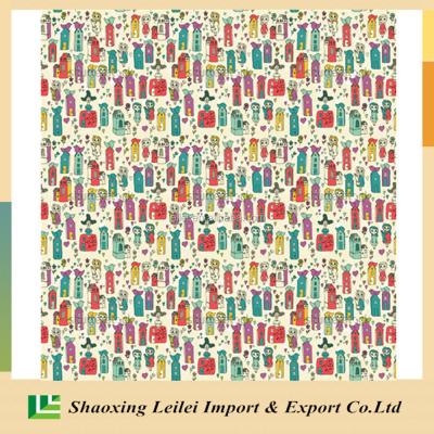 China Shrink-Resistant 95%Cotton / 5%Lycra Cotton Jersey Fabric With Custom Digital Print for sale