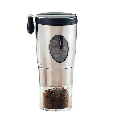 China Hand Crank Stocked Coffee Grinders Machine Stainless Steel Manual Coffee Grinder With Ceramic On Sale for sale