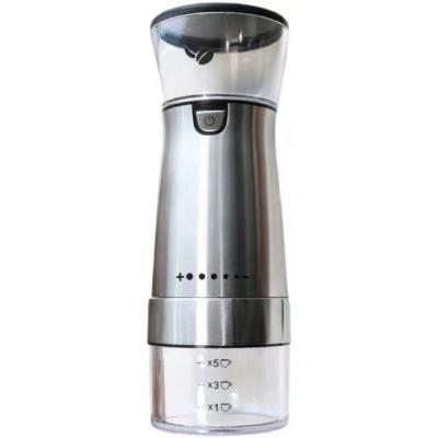 China Who respects the environment. Mini Grain Mill Small Spice Grinder Stainless Steel Electric Easy Coffee Grinder With Adjustable Setting for sale