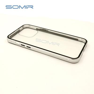 China Aluminum/Aluminium Alloy SJ100 For Mobile Phone iphone 13 pro case Full Aluminum Magnetic Case Protective Case Easy To Use Screen for sale