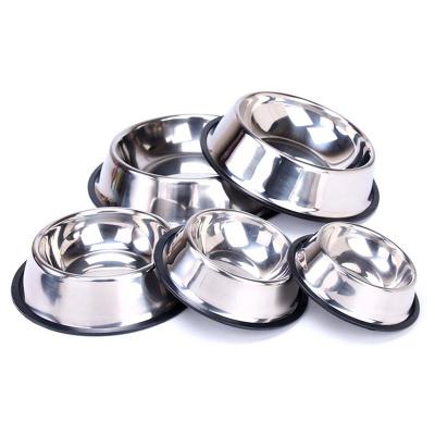 China Designer Portable Pet Bowl Sustainable Wholesale Steel Water Food 2 In 1 Stainless Steel Luxury Dog Bowl for sale