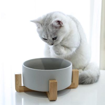 China Hot Viable Pure Solid Marble Slow Feeder Pet Food Bowl Pet Food Bowl Ceramic Pet Bowl for sale