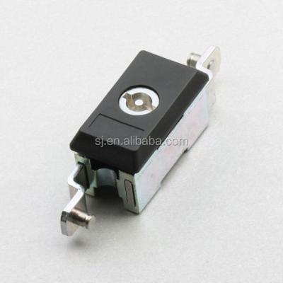 China High Quality Industrial PA Black Panel Sliding Door Rod Control Lock With Key for sale