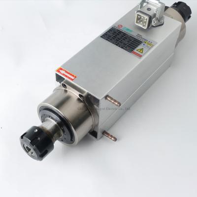 China Dual Head 3.5KW Air Cooled ER25 18000RPM 4 Axis Milling Ceramic Gear Motor for sale