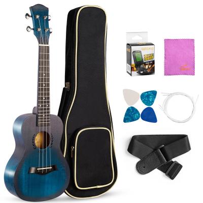 China Exquisite Purchasing OEM Gecko Handmade Mahogany Brand 23 Inch Ukulele Wholesale Price Guitar Ukelele Musical Instruments for sale