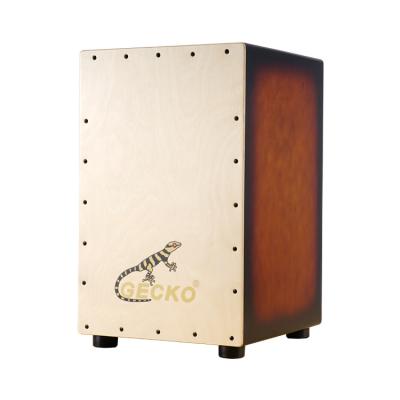 China Factory Wholesale Price Exquisite Full Size Cajon Box Drum, Willow Wood Percussion Box with Backpack by Tayste Made in China for sale