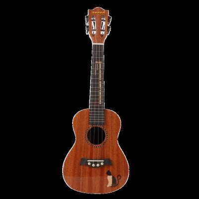 China OEM Exquisite High Grade Musical Instruments Handmade Mahogany Wood Ukelele Ukelele for sale