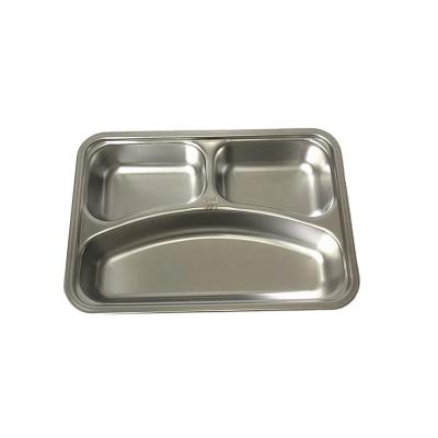 China Sustainable European Style Stainless Steel Luxury Dinner Square Melamine Square Dish for sale