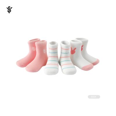 China YS-I0007 Baby Cotton Socks Kids 100% Cotton Newborn QUICK DRY Socks for sale