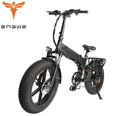 China Aluminum alloy ready to board pro EU/US/UK bike 20inch ENGWE stock 750W MOTOR 48V16Ah electric bicycle fat tire mountain for sale