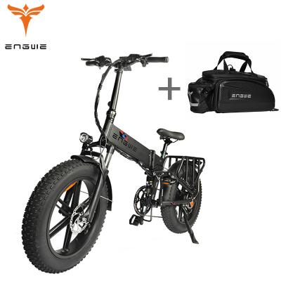 China Pro Mountain 48V16Ah MOTOR Aluminum Alloy EU/US/UK Electric Bike 20*4.0inch ENGWE Electric Bicycle Fat Tire ODM 750W Current for sale