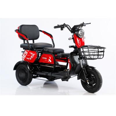 China With closed rear storage box outstanding quality high speed motorized carbon steel electric tricycle for sale