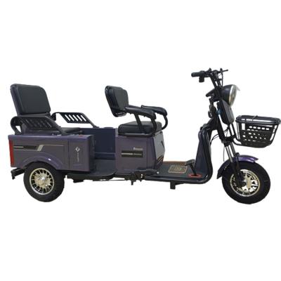 China Foldable rear bucket with rear basket low price finely processed 3 wheel electric car passenger tricycle for sale for sale