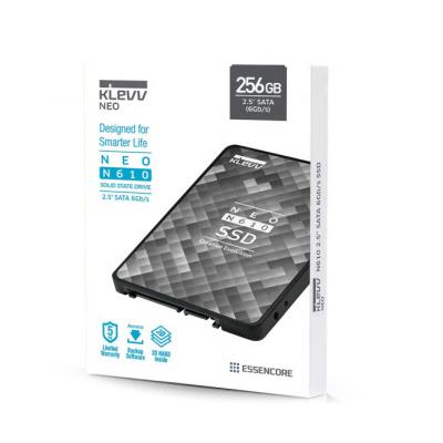 China New Arrival KLEVV NEO- N610 256G Solid State Drive 100% Internal SATA III Interface SSD 500G SSD 2.5inch Solid State Drive Original for sale