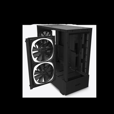 China Hot Selling ABS+SPCC+Tempered Computer Case H510 Elite RGB Tower PC Glass Black Mid Case Gaming Case Glass Mid Tower for sale