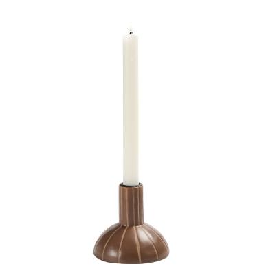 China 2022 Modern Hot Sale Custom Ceramic Wholesale Luxury Candle Holder Ceramic Candle Holder for sale